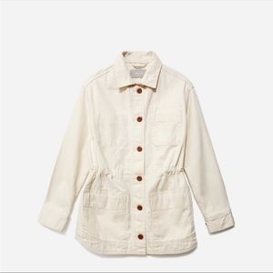 Everlane Beige Cotton Coat Size S